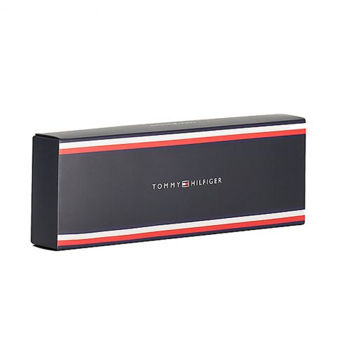 COFFRET CADEAU DE 3 PAIRES DE CHAUSSETTES RAYEES ROUGE ET MARINE - TOMMY  HILFIGER