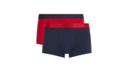 COFFRET DEUX BOXERS MARINE/ROUGE + UNE POCHETTE - EMPORIO ARMANI