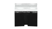 PACK DE 3 BOXERS SHORTY COTON EXTENSIBLE BLANC/GRIS/NOIR - CALVIN KLEIN