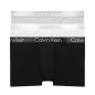 PACK DE 3 BOXERS SHORTY COTON EXTENSIBLE BLANC/GRIS/NOIR - CALVIN KLEIN