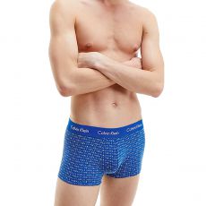 PACK DE 3 BOXERS SHORTY COTON STRETCH BLEU - CALVIN KLEIN