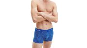 PACK DE 3 BOXERS SHORTY COTON STRETCH BLEU - CALVIN KLEIN