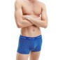 PACK DE 3 BOXERS SHORTY COTON STRETCH BLEU - CALVIN KLEIN