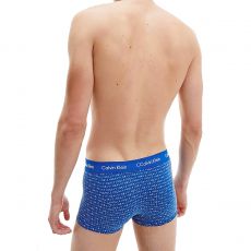 PACK DE 3 BOXERS SHORTY COTON STRETCH BLEU - CALVIN KLEIN