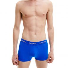 PACK DE 3 BOXERS SHORTY COTON STRETCH BLEU - CALVIN KLEIN