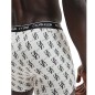 BOXER LOGO PRINT GRIS CHINE ET NOIR NB2216A - CALVIN KLEIN 