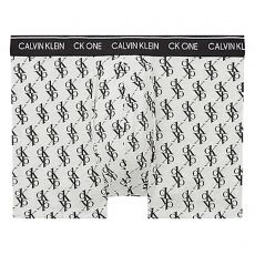 BOXER LOGO PRINT GRIS CHINE ET NOIR NB2216A - CALVIN KLEIN 
