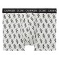 BOXER LOGO PRINT GRIS CHINE ET NOIR NB2216A - CALVIN KLEIN 