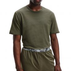 T-SHIRT ARMY VERT KAKI NM2192E - CALVIN KLEIN