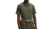 T-SHIRT ARMY VERT KAKI NM2192E - CALVIN KLEIN