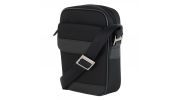 SACOCHE EN TOILE GARNIE CUIR NOIR - ROME 80510110 - CHABRAND