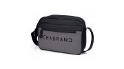MINI SAC REPORTER NOIR ET GRIS - TOUCH BIS 17239109 - CHABRAND 