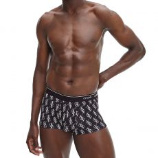 BOXER LOGO PRINT NOIR ET BLANC 000NB2225A - CALVIN KLEIN 