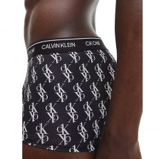 BOXER LOGO PRINT NOIR ET BLANC 000NB2225A - CALVIN KLEIN 