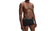 PACK DE 3 BOXERS SHORTY COTON EXTENSIBLE NOIR - NB2970A - CALVIN KLEIN