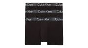 PACK DE 3 BOXERS SHORTY COTON EXTENSIBLE NOIR - CALVIN KLEIN