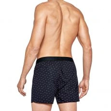 CALECON BLEU MARINE EN COTON MOTIF NOEUDS PAPILLON - E282F60 - EDEN PARK