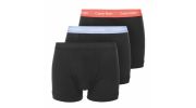 PACK DE 3 BOXERS SHORTY COTON STRETCH NOIR - U2662G - CALVIN KLEIN