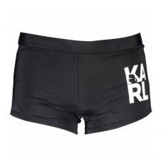 BOXER DE BAIN BASIC NOIR NOIR - KARL LAGERFELD