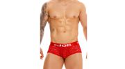 BOXER ROUGE A DENTELLE 1378 - JOR