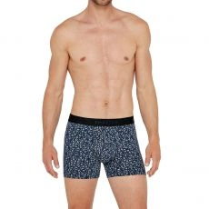 BOXER MOTIF FLEURI BLEU 1224K39 - IMPETUS