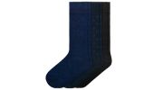 PACK DE 3 PAIRES DE CHAUSSETTES NOIR ET MARINE P703045 - IMPETUS