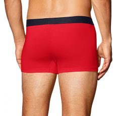 BOXER TRUNK ROUGE EN COTON A LOGO UM0UM02178 - TOMMY JEANS
