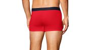 BOXER TRUNK ROUGE EN COTON A LOGO UM0UM02178 - TOMMY JEANS