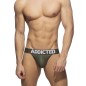 JOCK STRAP PUSH UP EN MESH KAKI AD773 - ADDICTED