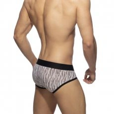 SLIP TIGER PRINT PUSH UP GRIS AD973 - ADDICTED