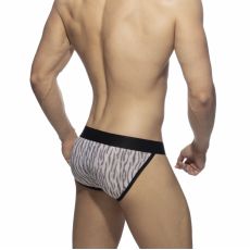 SLIP BIKINI TIGER PRINT PUSH UP GRIS AD974-C11 - ADDICTED