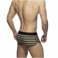 BOXER LEO STRIPE KAKI AD979 - ADDICTED