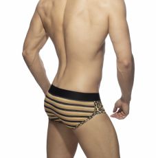 SLIP LEO STRIPE MOUTARDE AD978 - ADDICTED