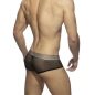 BOXER SNAKE TULLE TRANSPARENT NOIR AD1016 - ADDICTED