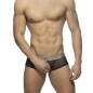 BOXER SNAKE TULLE TRANSPARENT NOIR AD1016 - ADDICTED
