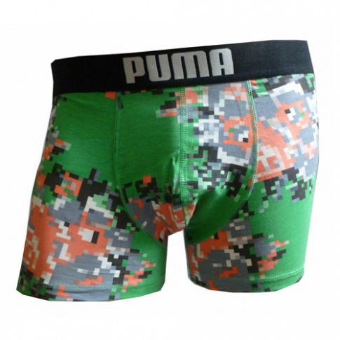 PUMA BOXER HOMME PIXELATED FLOWER GREENBRIAR
