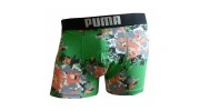PUMA BOXER HOMME PIXELATED FLOWER GREENBRIAR