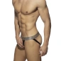 JOCK STRAP SNAKE TULLE TRANSPARENT NOIR AD1019 - ADDICTED