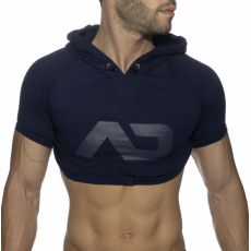 HOODY CROP TOP MARINE AD1000 - ADDICTED