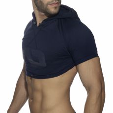 HOODY CROP TOP MARINE AD1000 - ADDICTED