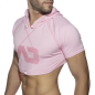 HOODY CROP TOP ROSE AD1000 - ADDICTED HOODY CROP TOP ROSE AD1000 - ADDICTED