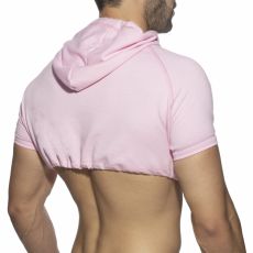 HOODY CROP TOP ROSE AD1000 - ADDICTED
