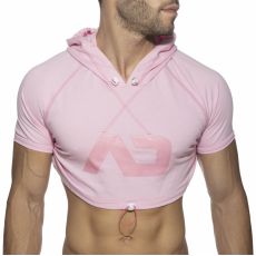 HOODY CROP TOP ROSE AD1000 - ADDICTED