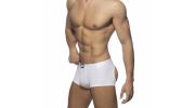 BOXER BOTTOMLESS FETISH BLANC ADF35 - ADDICTED