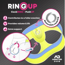 STRING RUB RING UP NOIR ADF146 - ADDICTED