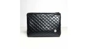 TROUSSE DE TOILETTE MATELASSE NOIR AC175 - ES COLLECTION