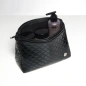 TROUSSE DE TOILETTE MATELASSE NOIR AC175 - ES COLLECTION