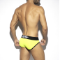 SLIP SPORTIVE JAUNE FLUO UN493 - ES COLLECTION SLIP SPORTIVE JAUNE FLUO UN493 - ES COLLECTION