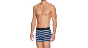 BOXER A RAYURES BLEU - E201E41 - EDEN PARK