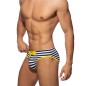 SLIP DE BAIN SAILOR MARINIERE JAUNE ADS286 - ADDICTED SLIP DE BAIN SAILOR MARINIERE JAUNE ADS286 - ADDICTED